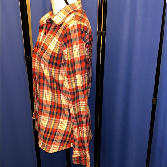 Western Style Plaid Button-Up Shirt - Picture 3 of 7